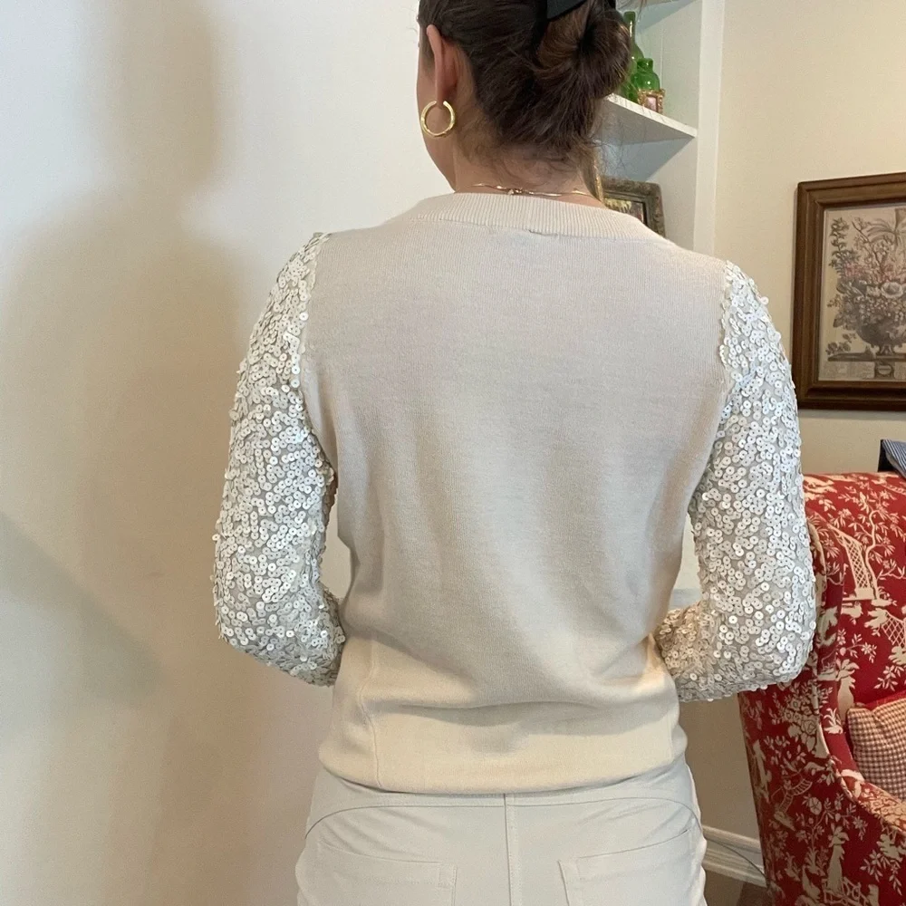 Rachel and Zoe cream sweater